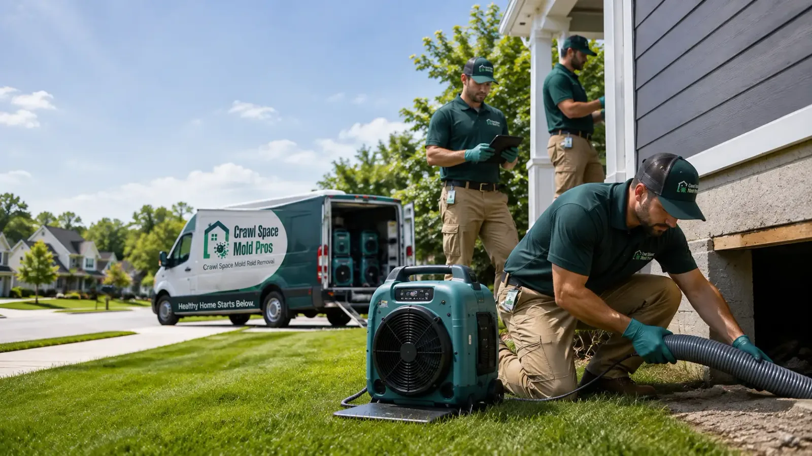 Crawl Space Mold Removal in Lake Hill, NY